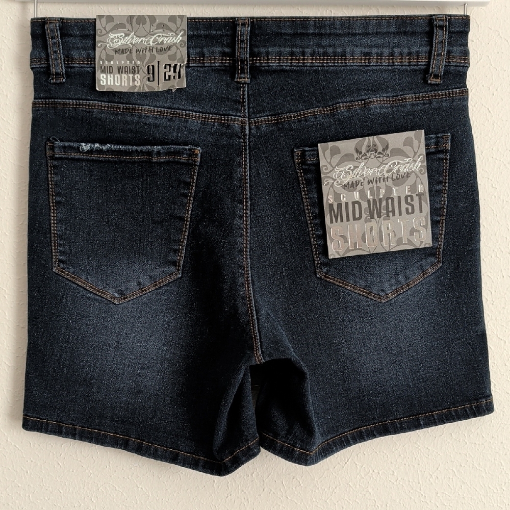 Classic Black Denim Jean Shorts for Women
